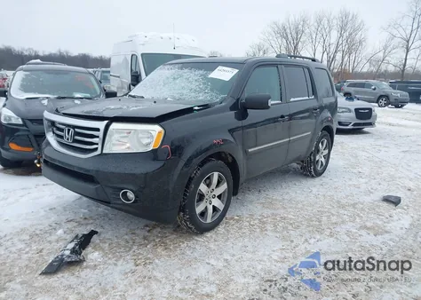 2014 Honda Pilot Touring from USA, damaged, VIN 5FNYF4H91EB019760